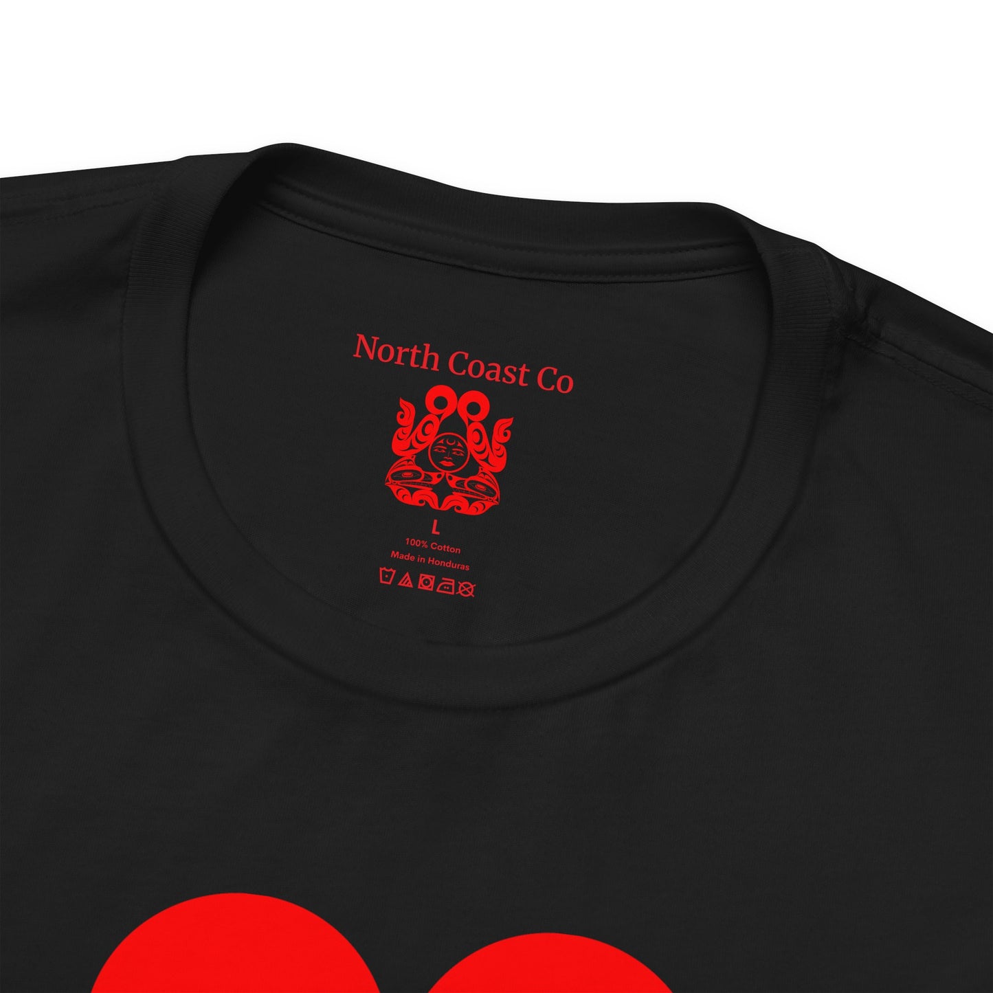 Unisex T-shirt with “Tsuu-Baa-Asaxt Wolves” design by Joshua Watts