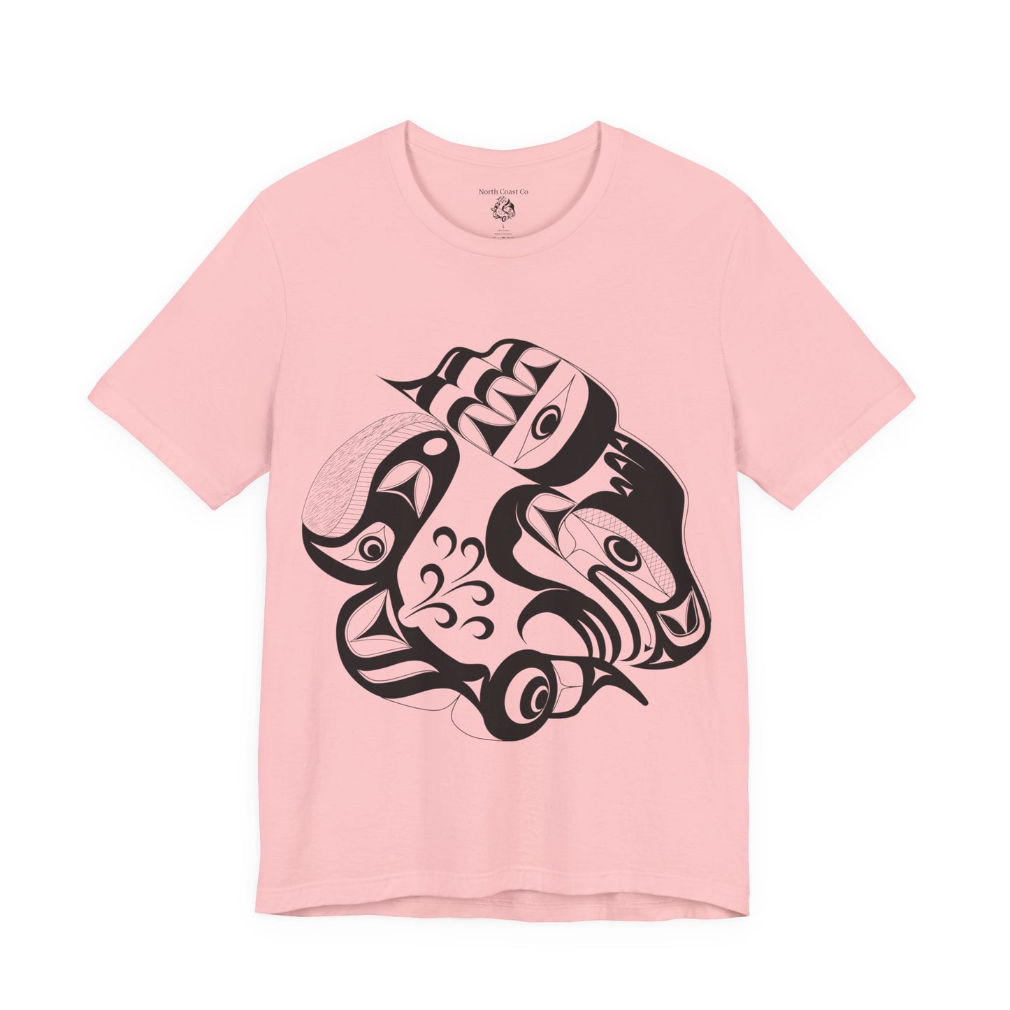 Unisex T-Shirt with “Whale Hunt” design by Joshua Watts