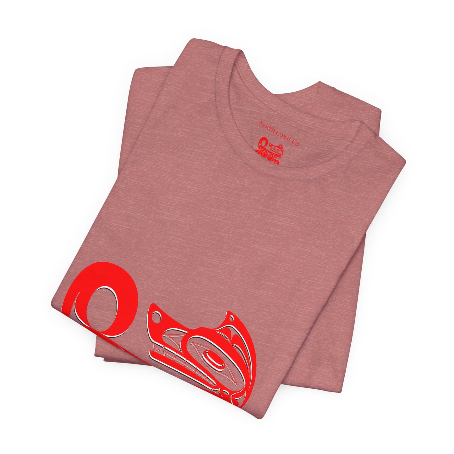 Unisex T-Shirt with Holographic “Red Wolf” design by Joshua Watts