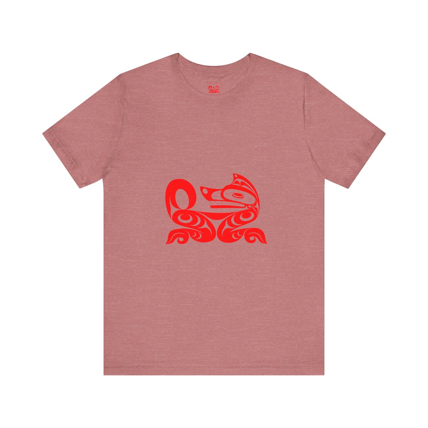 Unisex T-Shirt with “Red Wolf” design by Joshua Watts