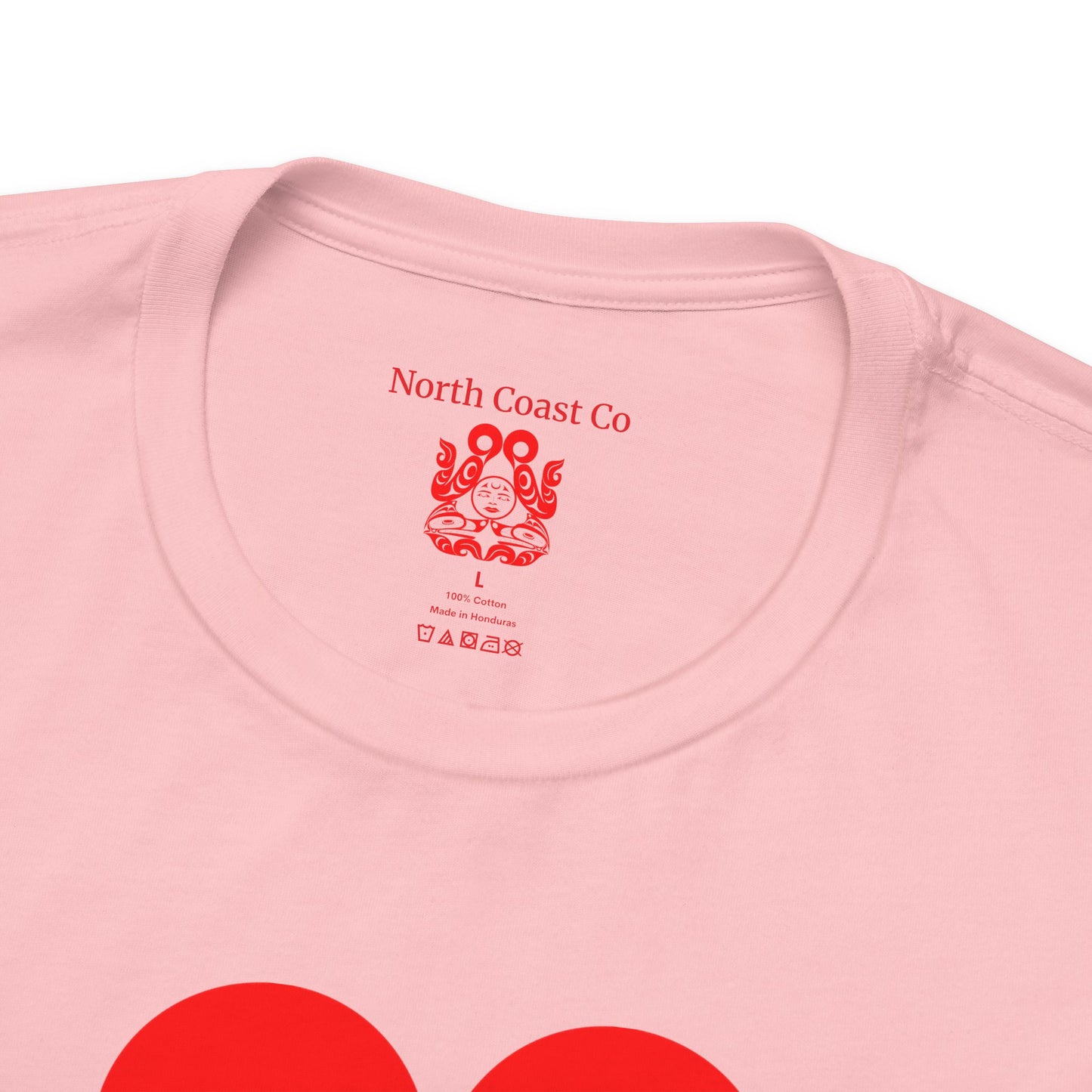 Unisex T-shirt with “Tsuu-Baa-Asaxt Wolves” design by Joshua Watts