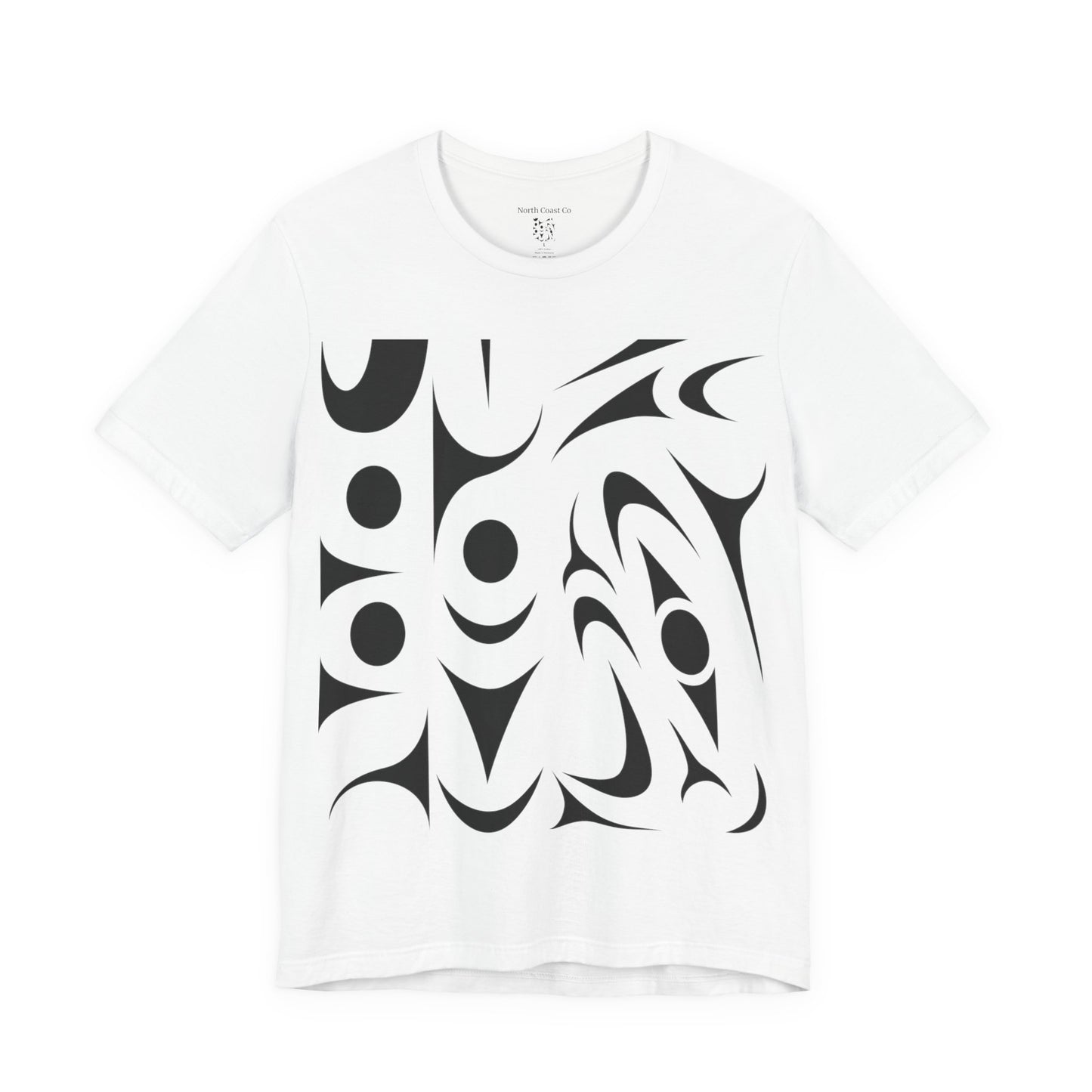 Unisex T-Shirt with black and white “Thunderbird” Design by Joshua Watts