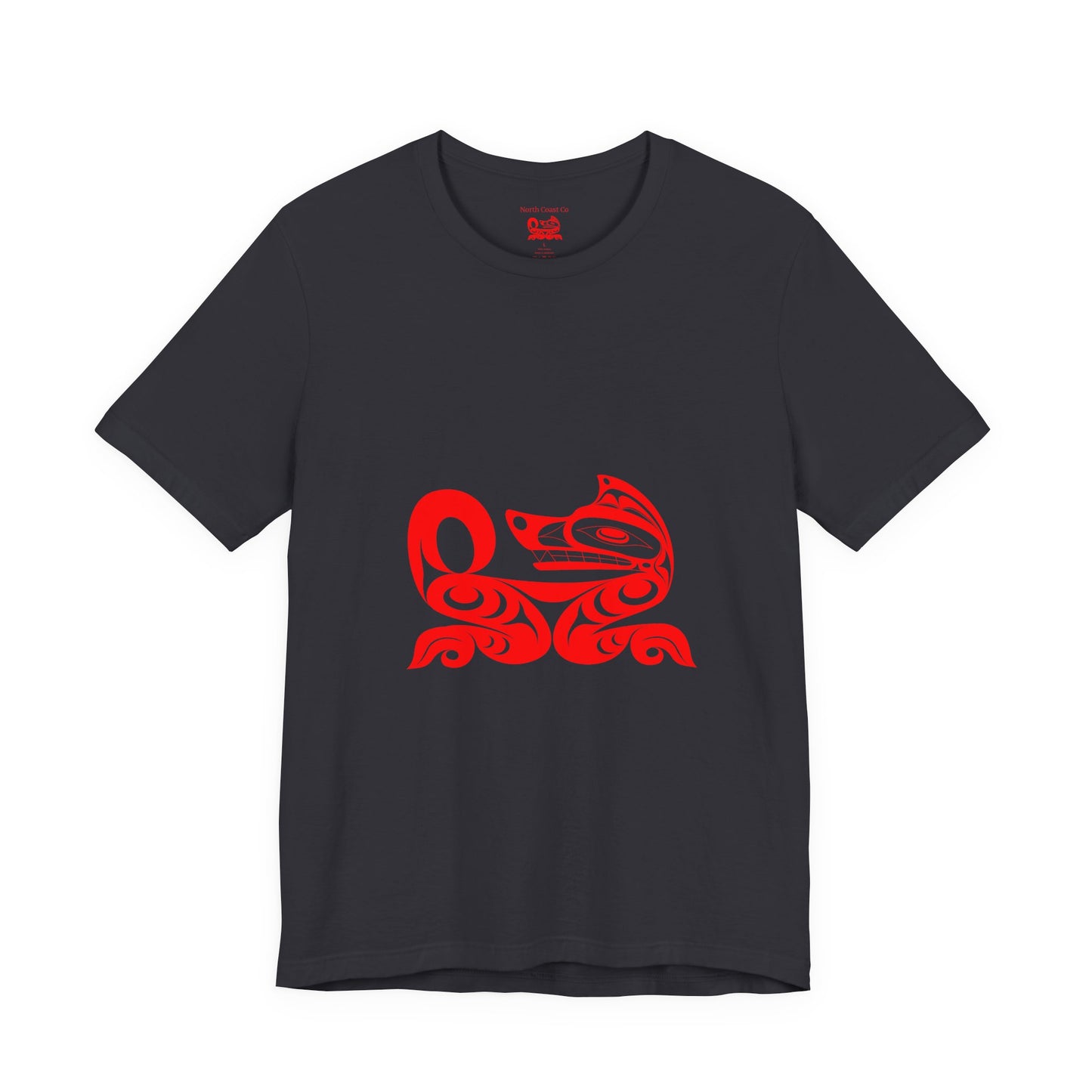Unisex T-Shirt with “Red Wolf” design by Joshua Watts