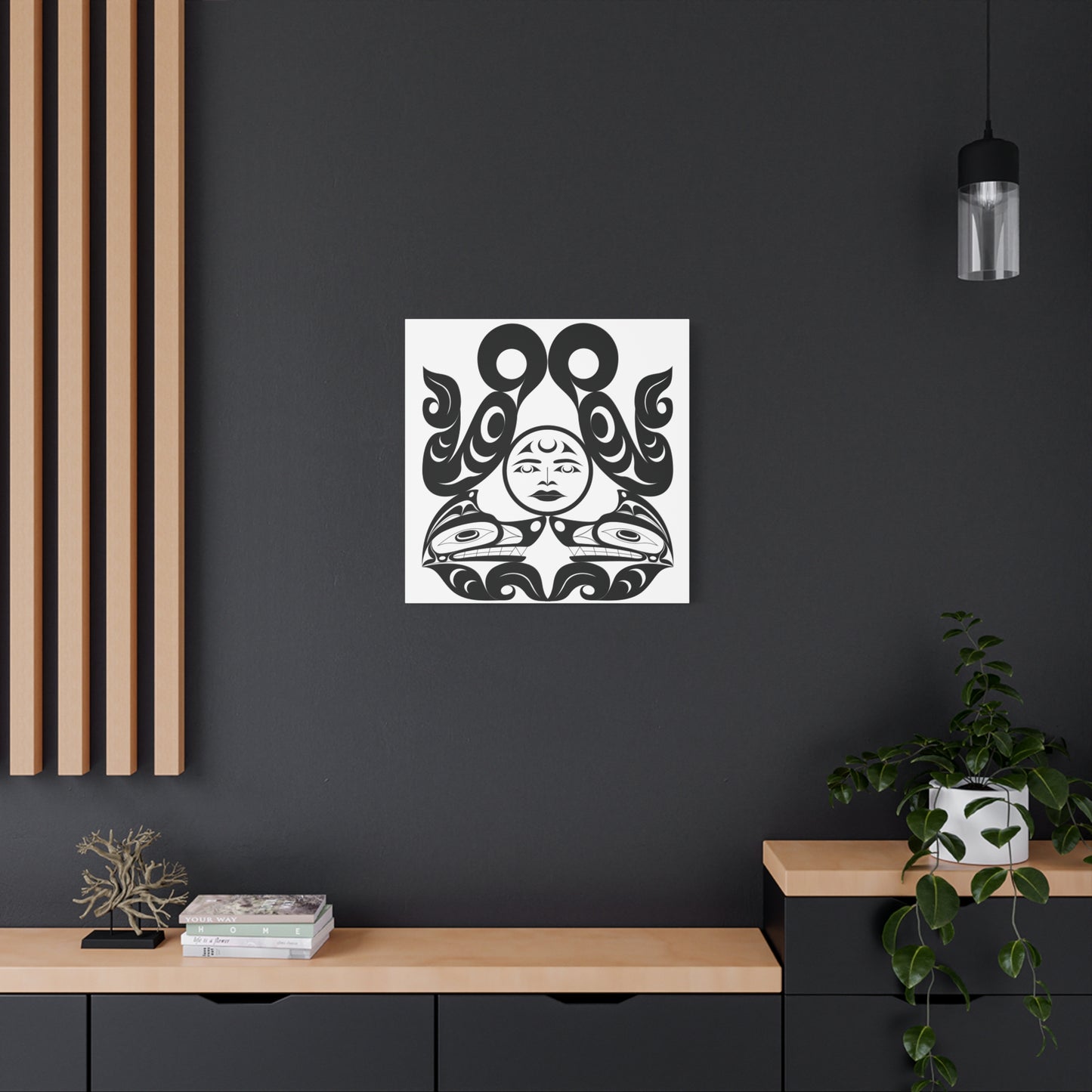 Tsuu-Baa-Asatx Wolves Canvas Print