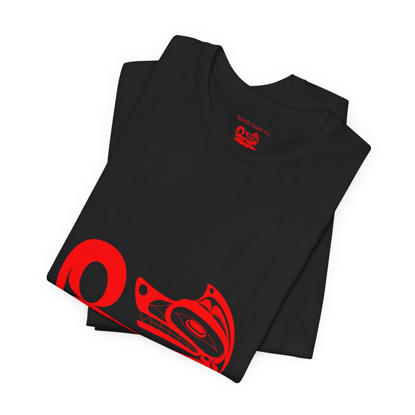 Unisex T-Shirt with “Red Wolf” design by Joshua Watts