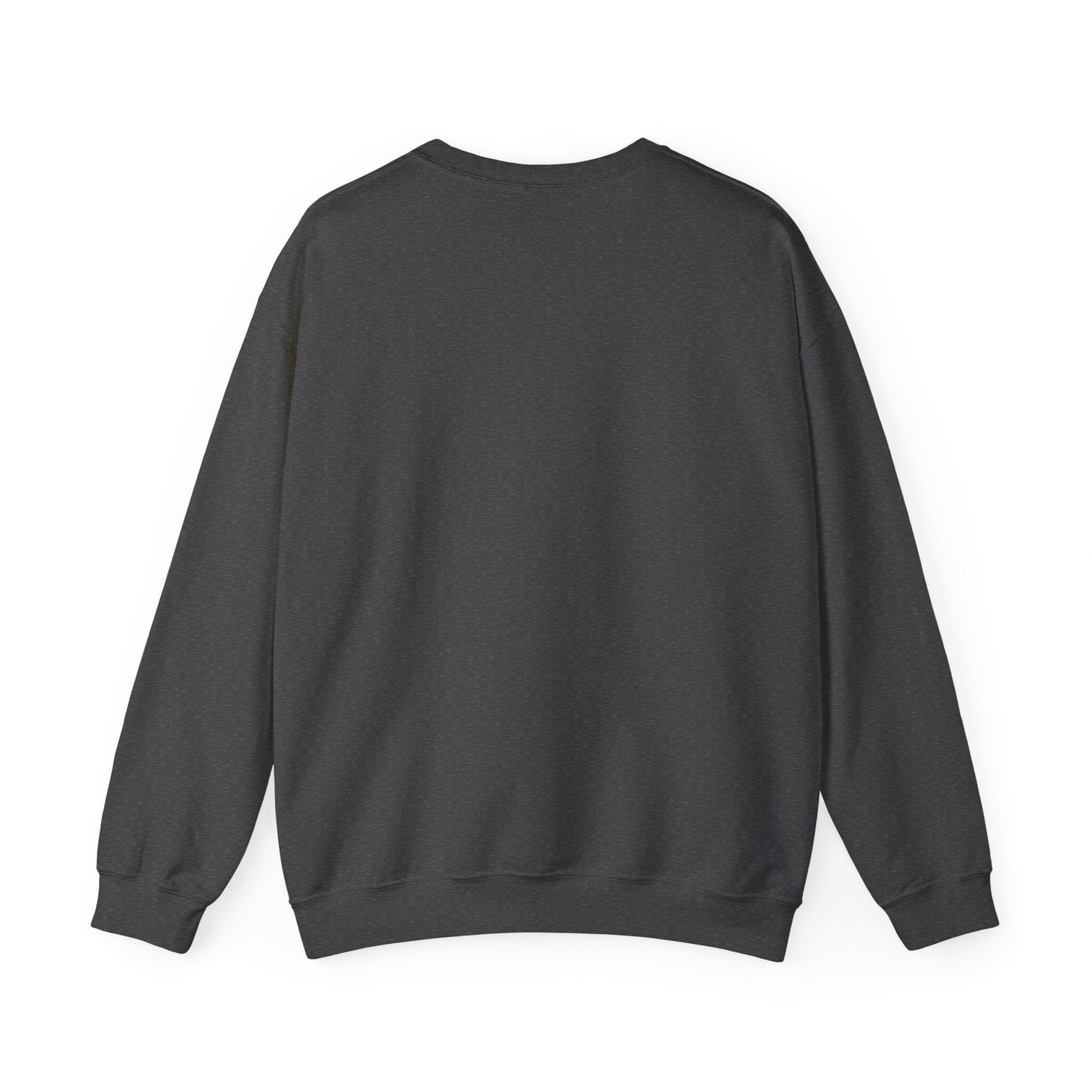 Unisex Crewneck Pullover sweatshirt with White “Salmon Run” design by Joshua Watts