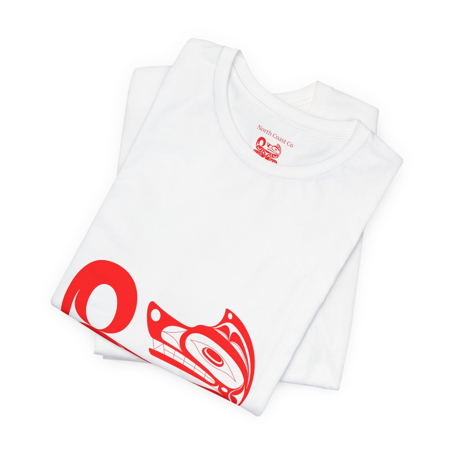 Unisex T-Shirt with “Red Wolf” design by Joshua Watts