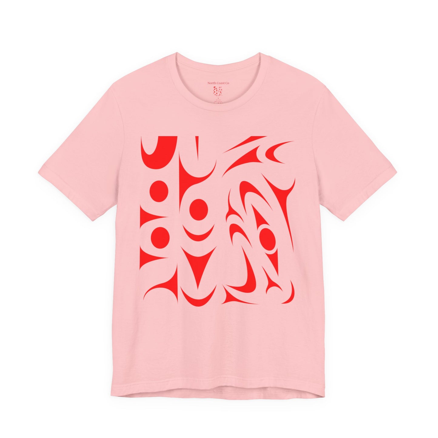 Unisex T-shirt with red Thunderbird design by Joshua Watts