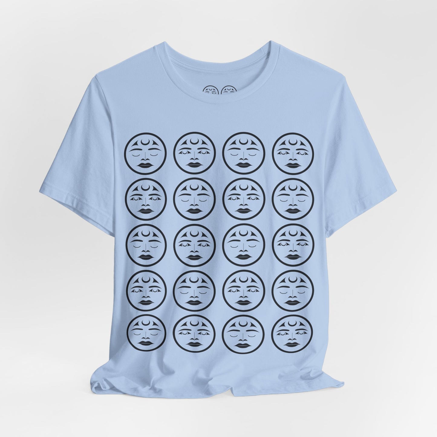 Unisex T-Shirt with “Many Moons” Design by Joshua Watts