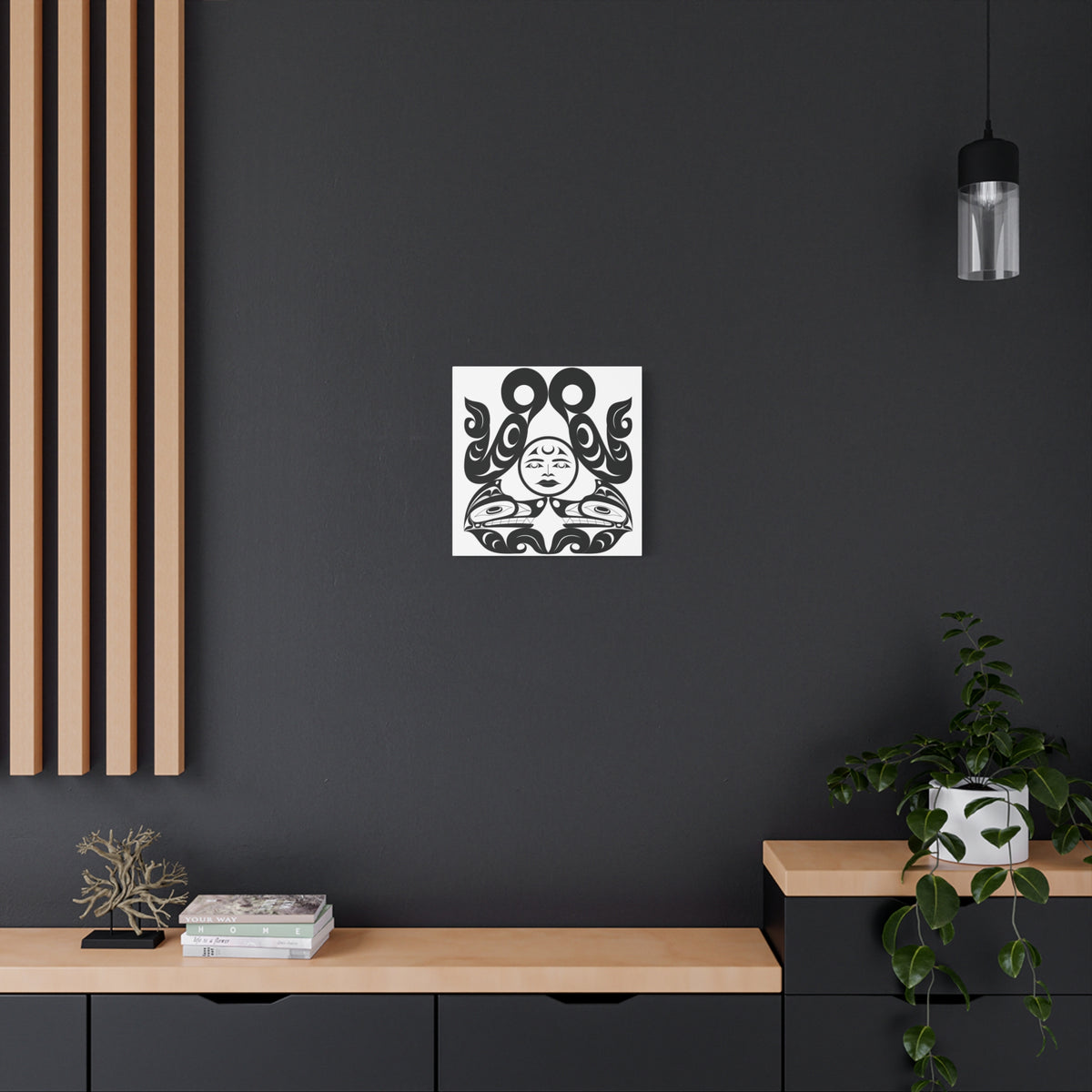 Tsuu-Baa-Asatx Wolves Canvas Print