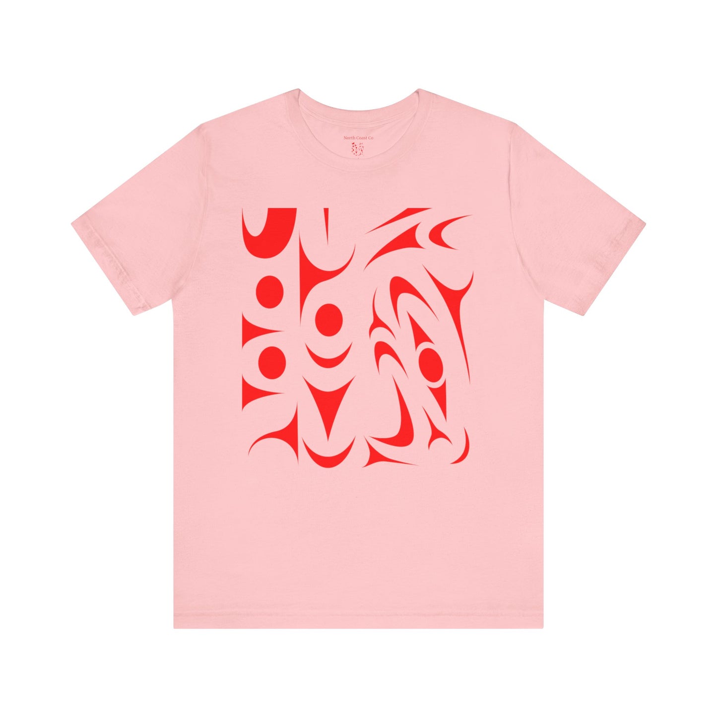 Unisex T-shirt with red Thunderbird design by Joshua Watts