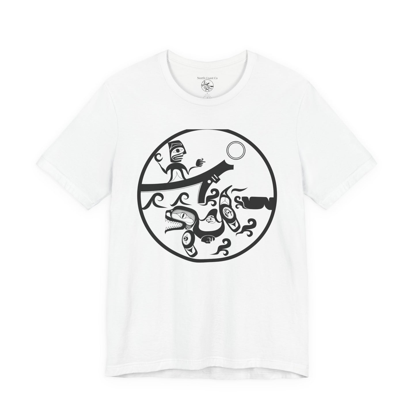 Unisex T-shirt with “observing” design by Joshua Watts