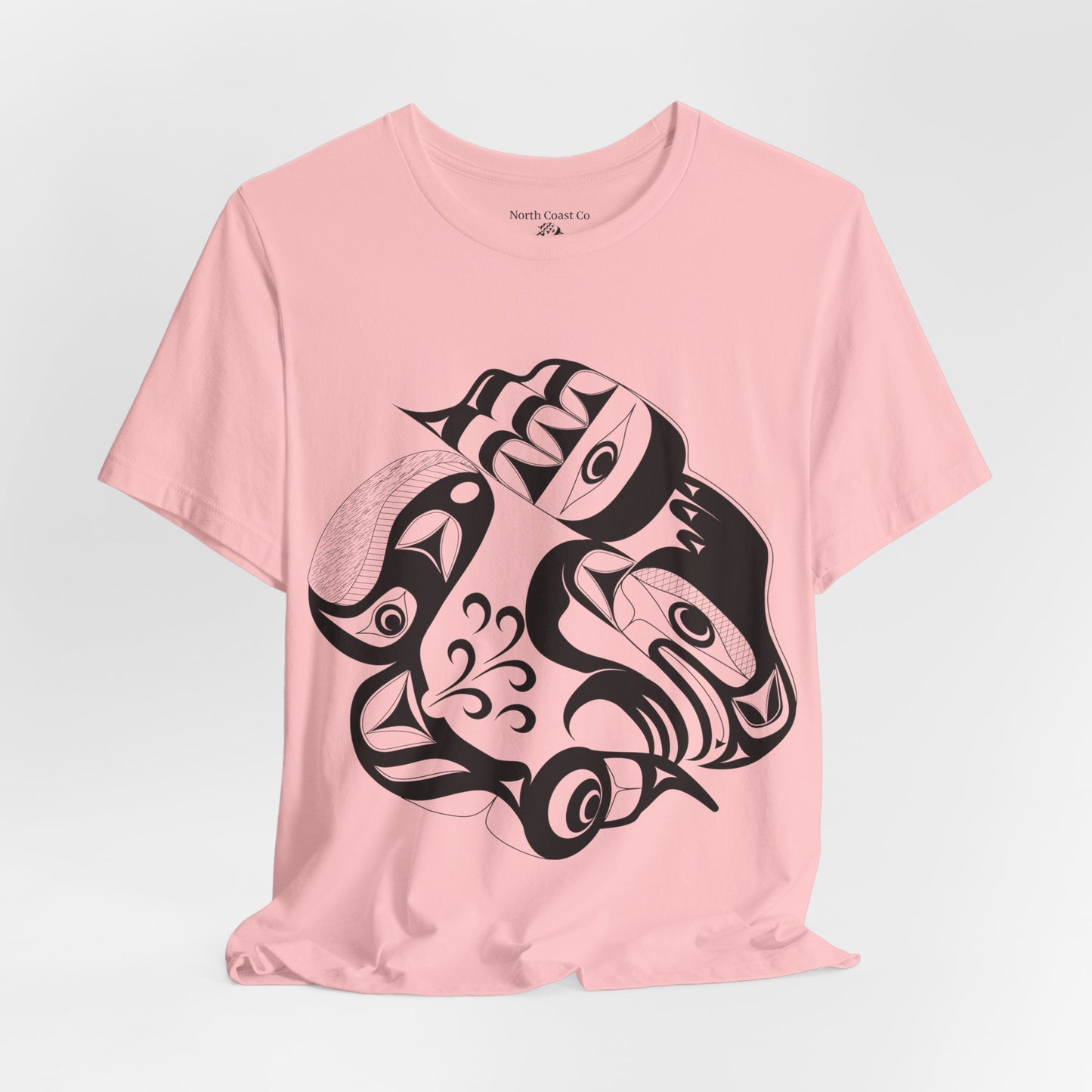 Unisex T-Shirt with “Whale Hunt” design by Joshua Watts