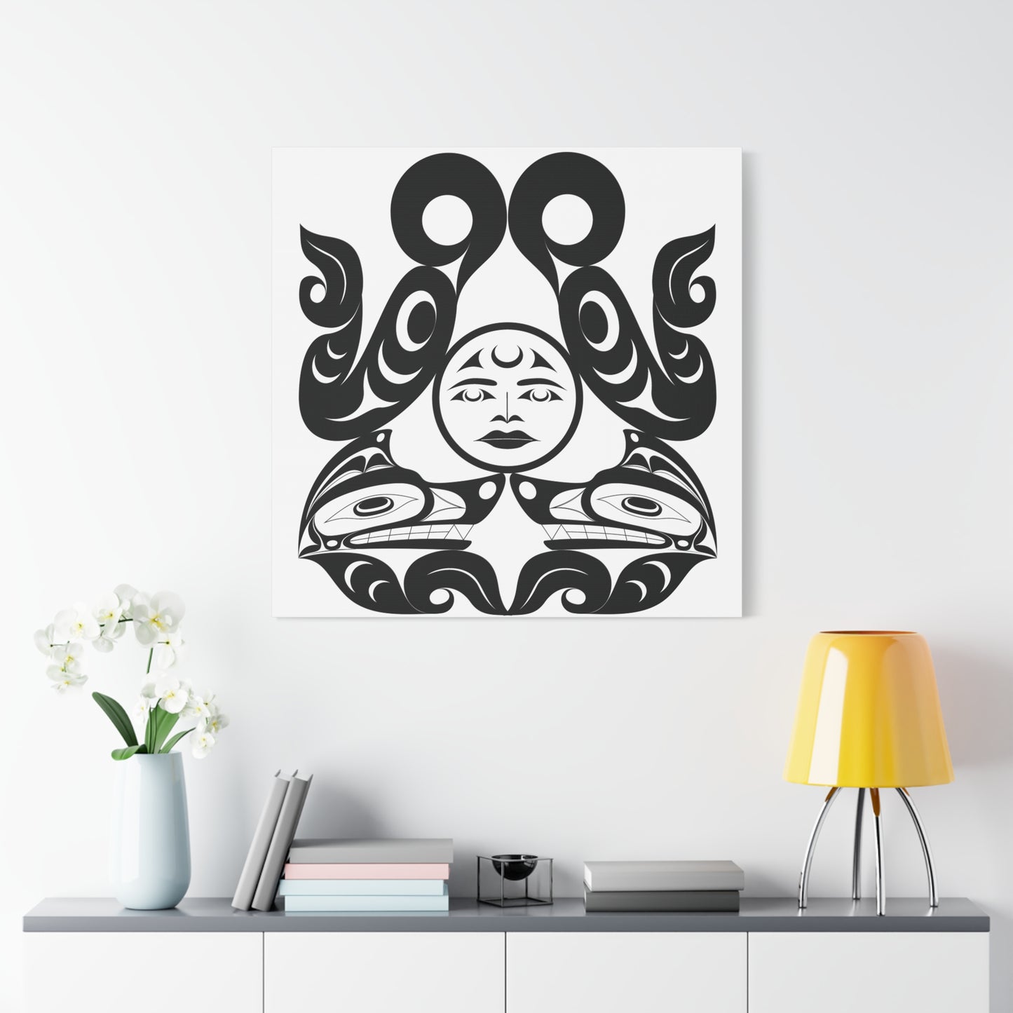 Tsuu-Baa-Asatx Wolves Canvas Print