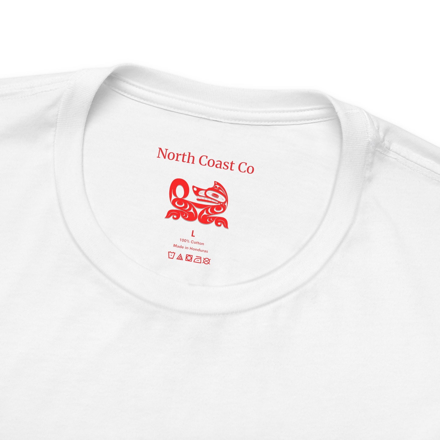 Unisex T-Shirt with Holographic “Red Wolf” design by Joshua Watts