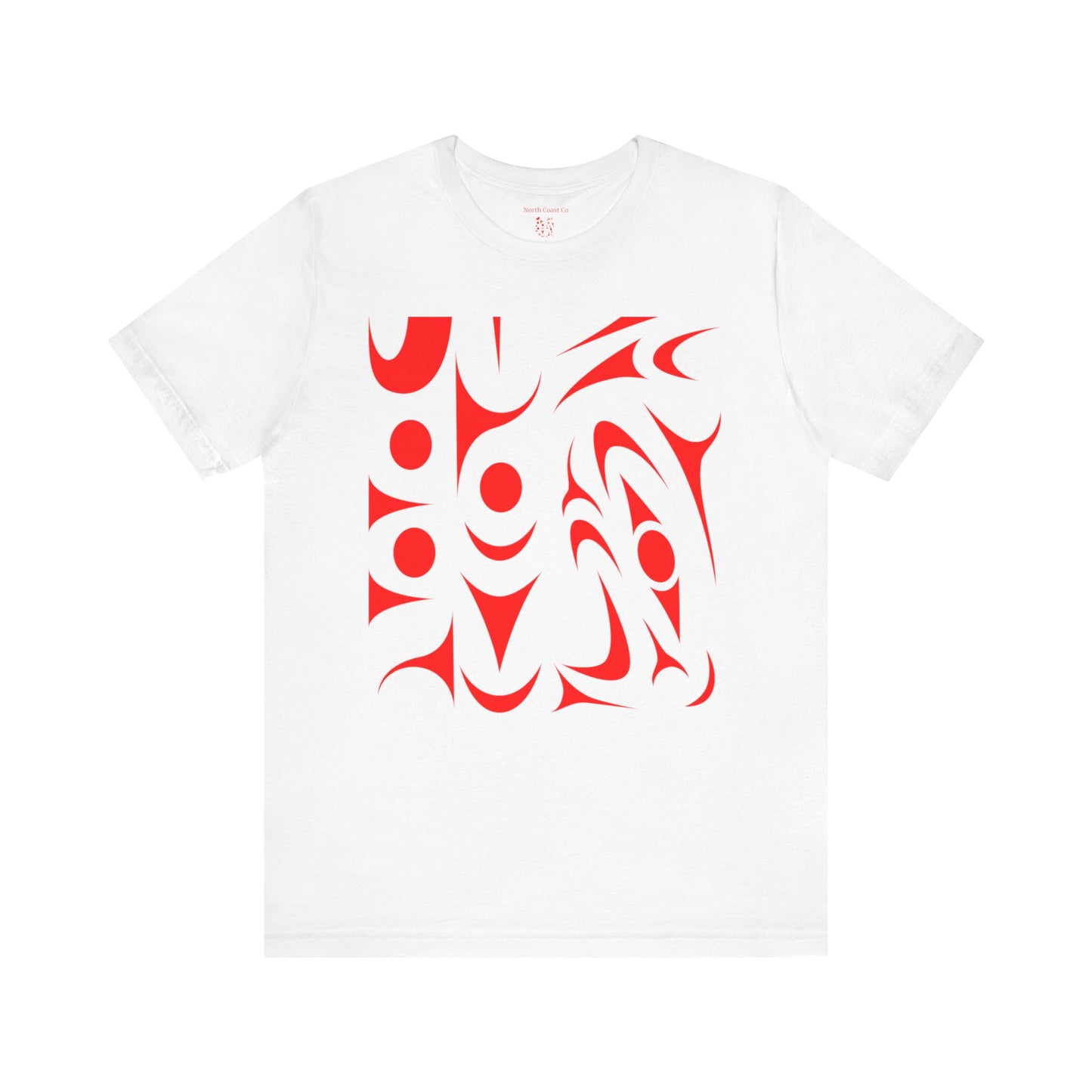Unisex T-shirt with red Thunderbird design by Joshua Watts