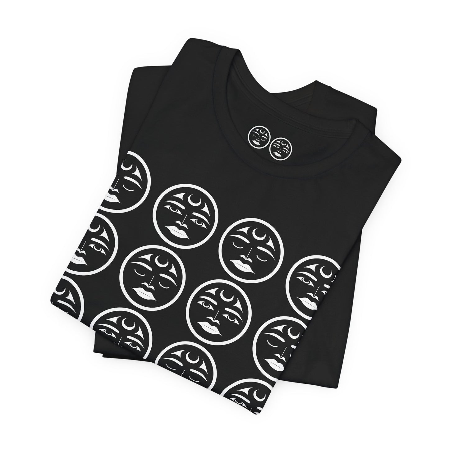 Unisex T-Shirt with “Many Moons” Design by Joshua Watts