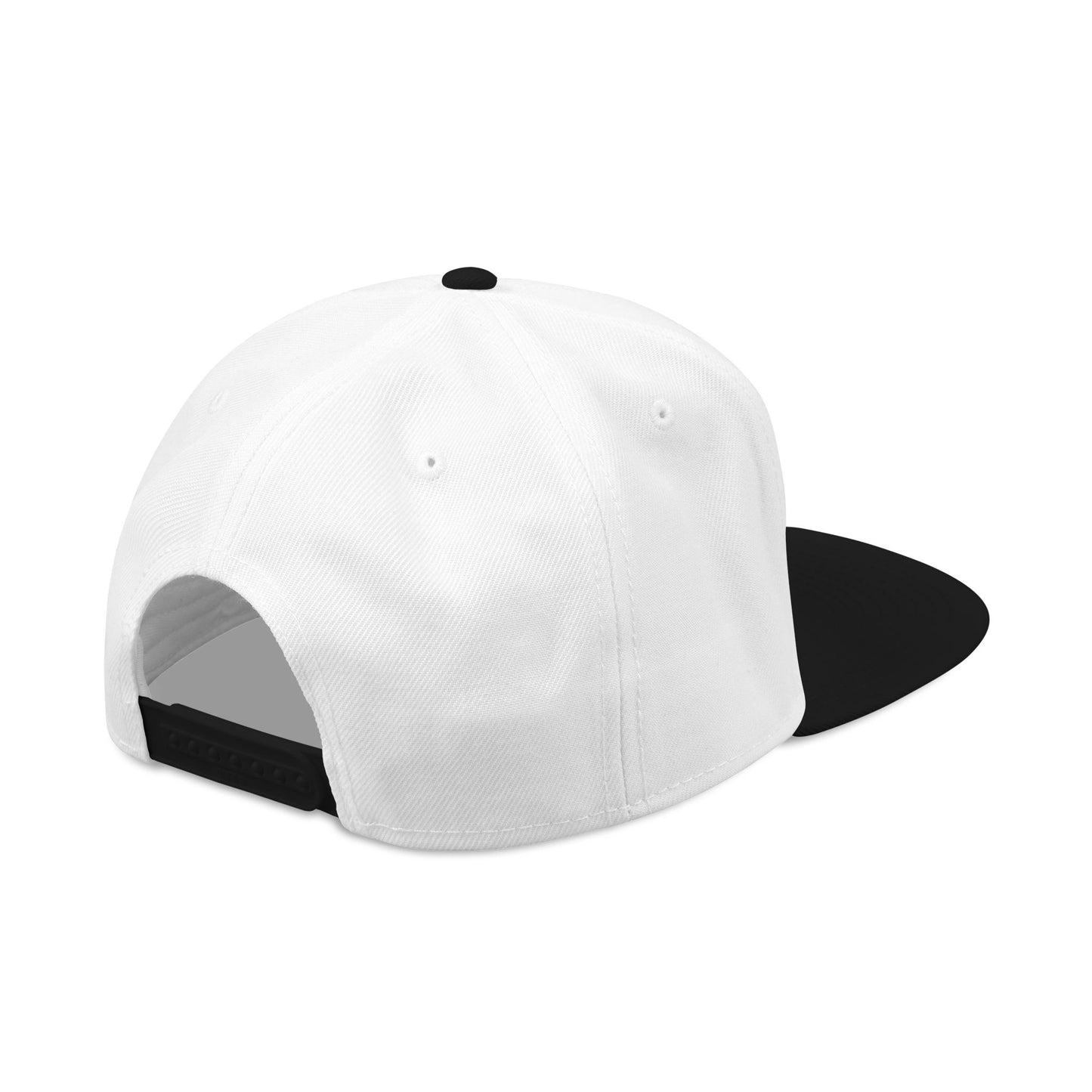 Embroidered Snapback Cap with Black Wolf design by Joshua Watts