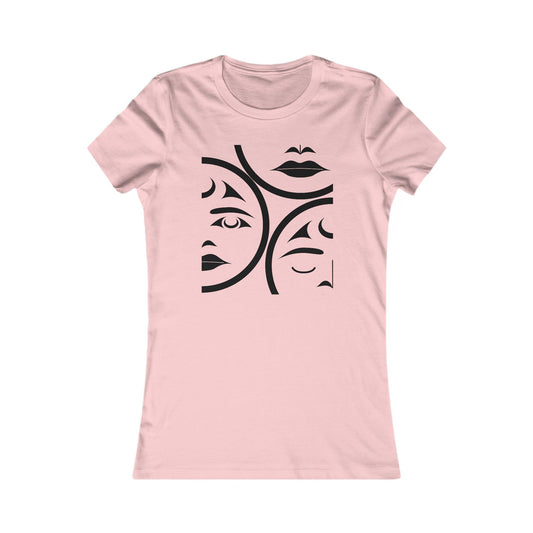 Women’s Fit T-Shirt with “Moons” Design by Joshua Watts