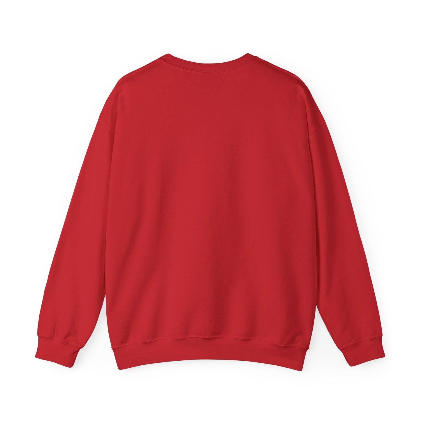Unisex Crewneck Pullover sweatshirt with White “Tsuu-Baa-Asaxt Wolves” design by Joshua Watts