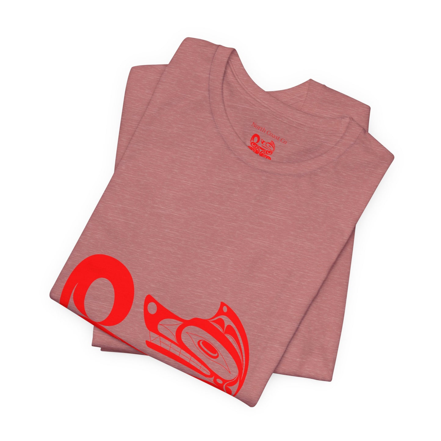 Unisex T-Shirt with “Red Wolf” design by Joshua Watts