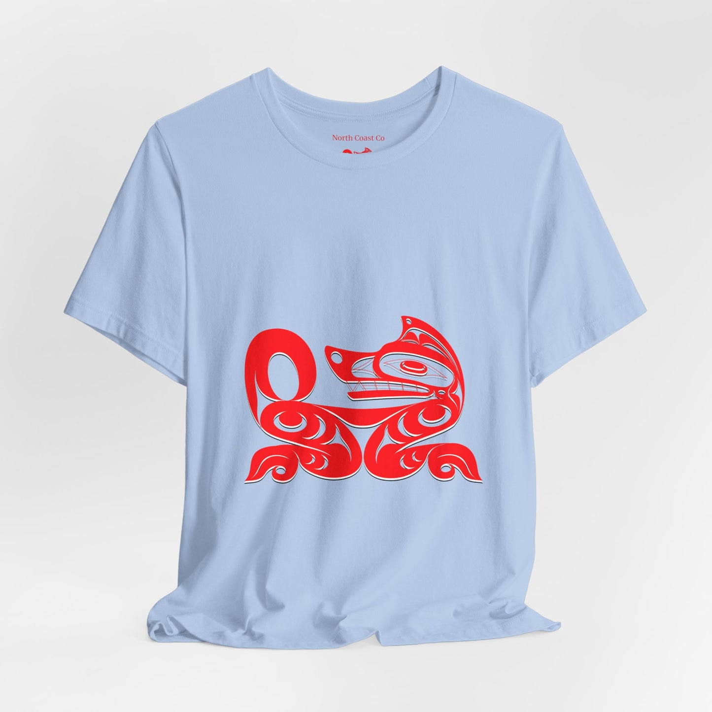 Unisex T-Shirt with Holographic “Red Wolf” design by Joshua Watts