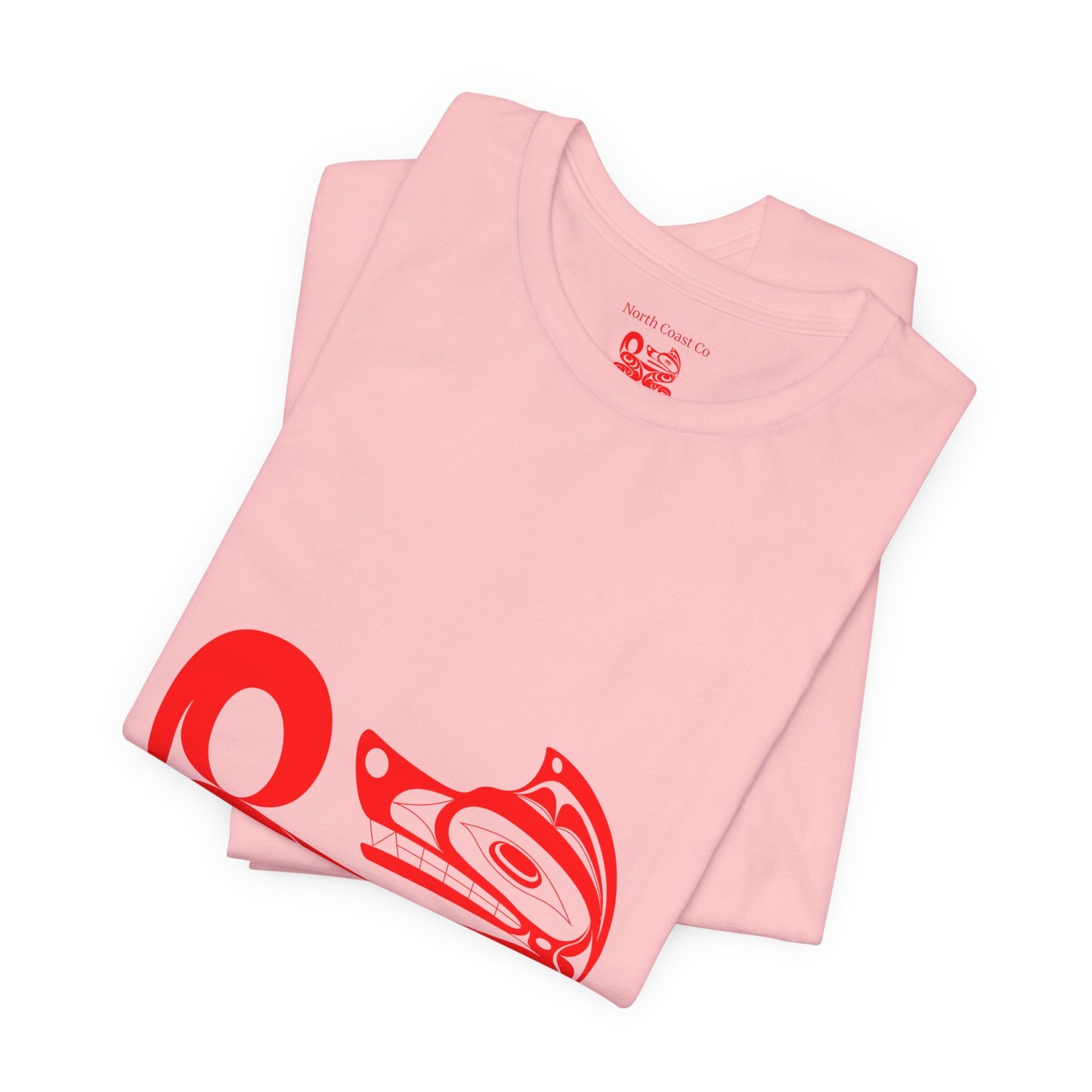 Unisex T-Shirt with “Red Wolf” design by Joshua Watts