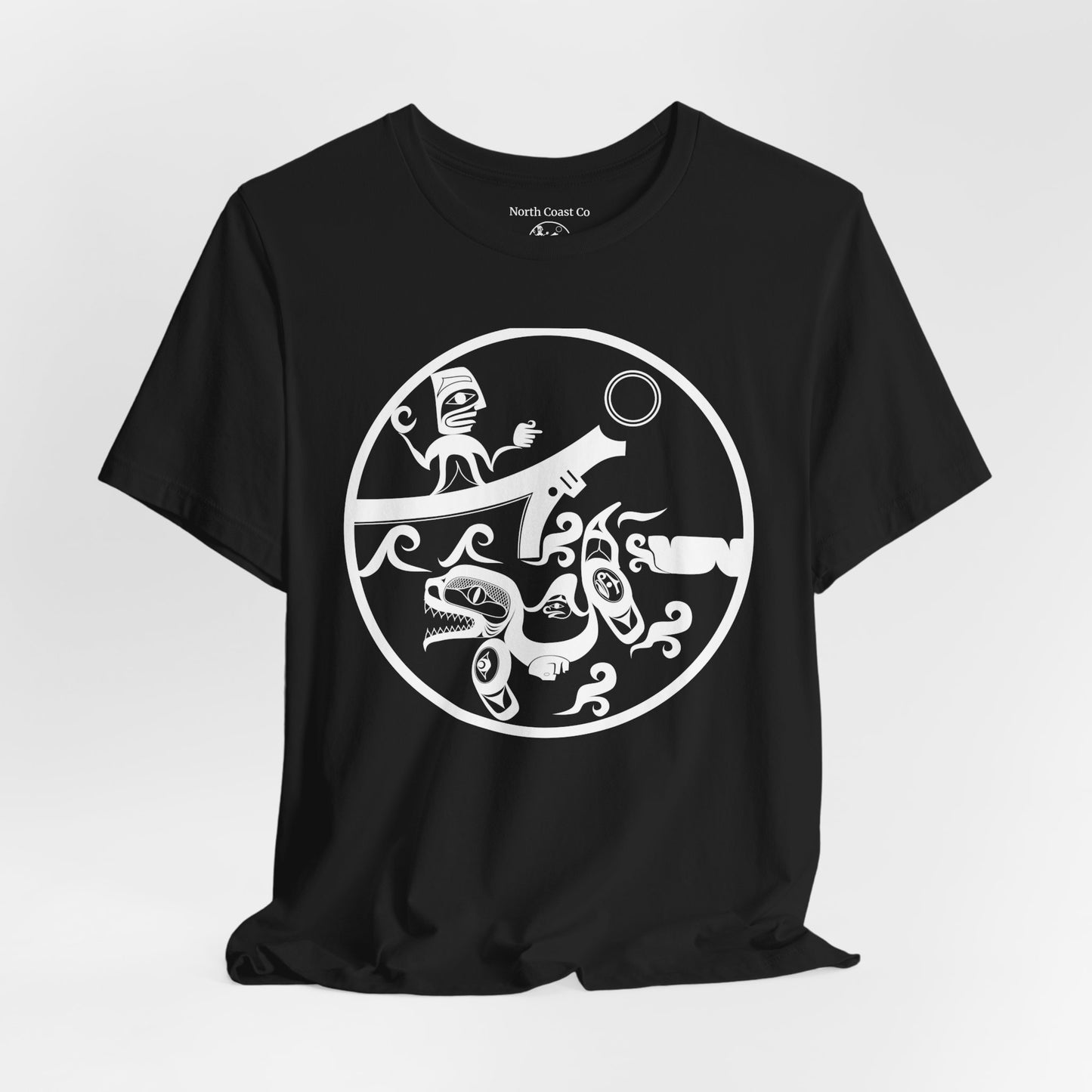 Unisex T-shirt with “observing” design by Joshua Watts