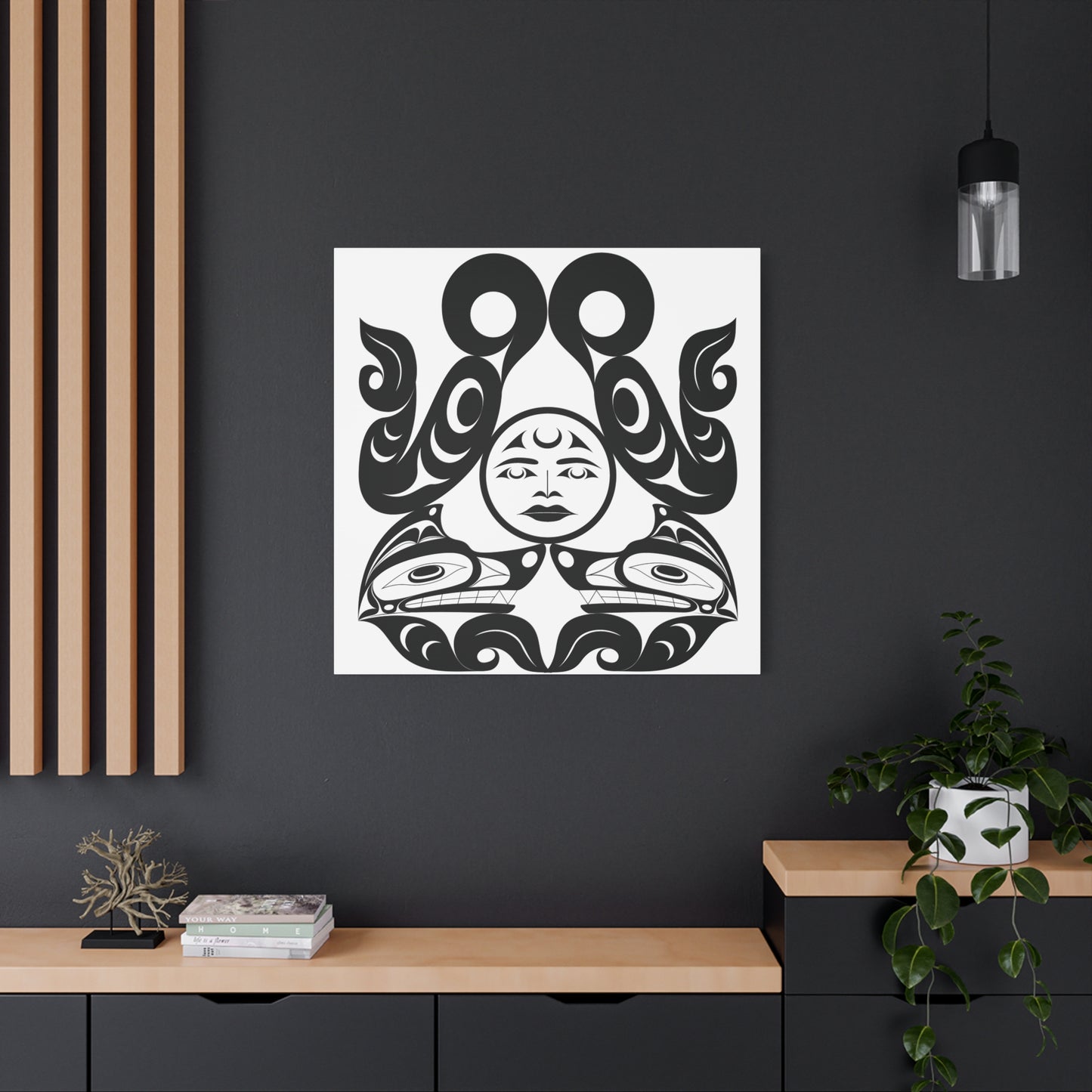 Tsuu-Baa-Asatx Wolves Canvas Print