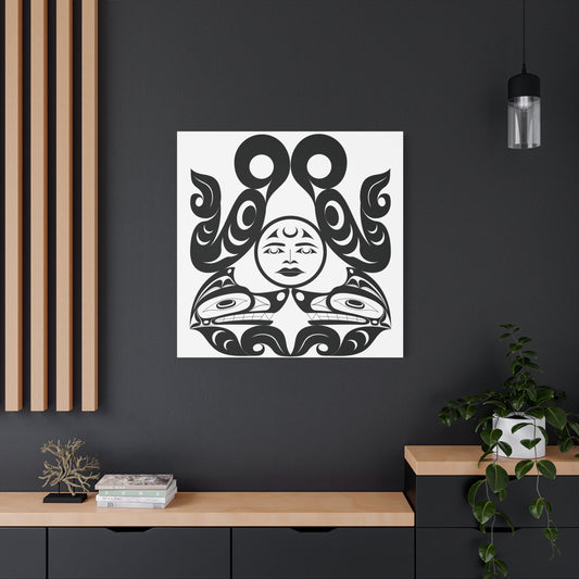Tsuu-Baa-Asatx Wolves Canvas Print