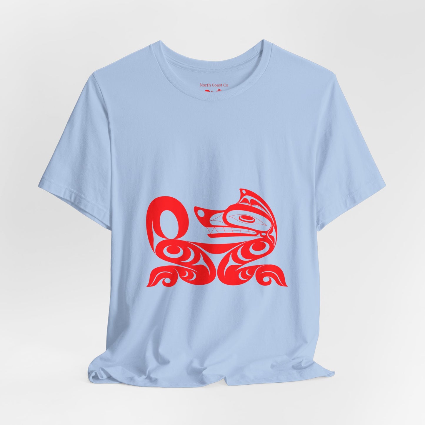 Unisex T-Shirt with “Red Wolf” design by Joshua Watts