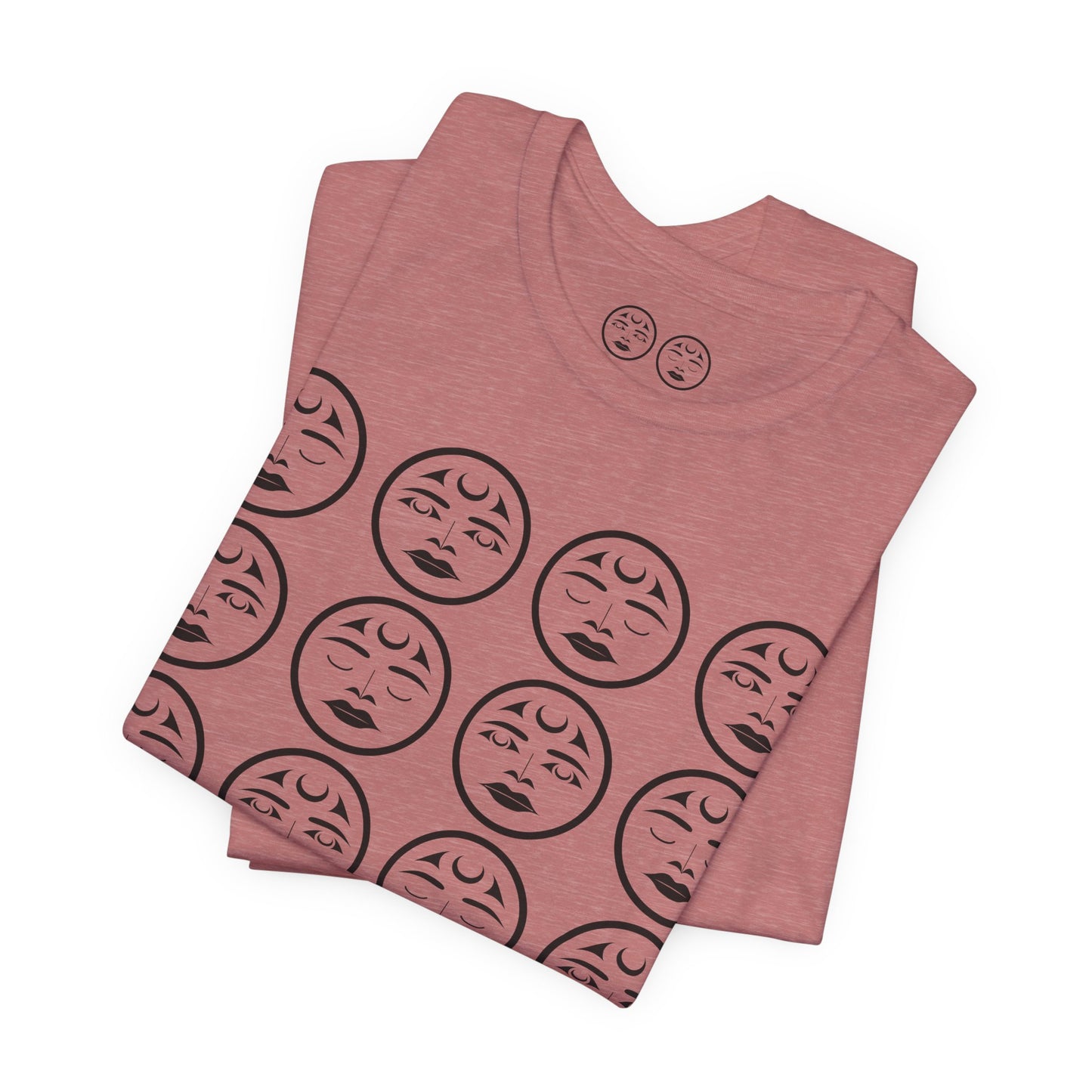 Unisex T-Shirt with “Many Moons” Design by Joshua Watts