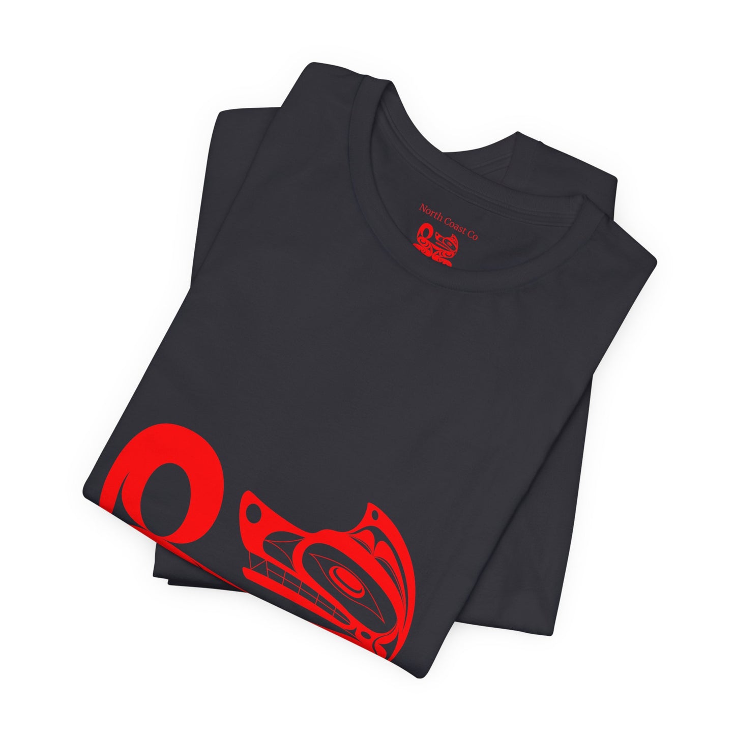 Unisex T-Shirt with “Red Wolf” design by Joshua Watts