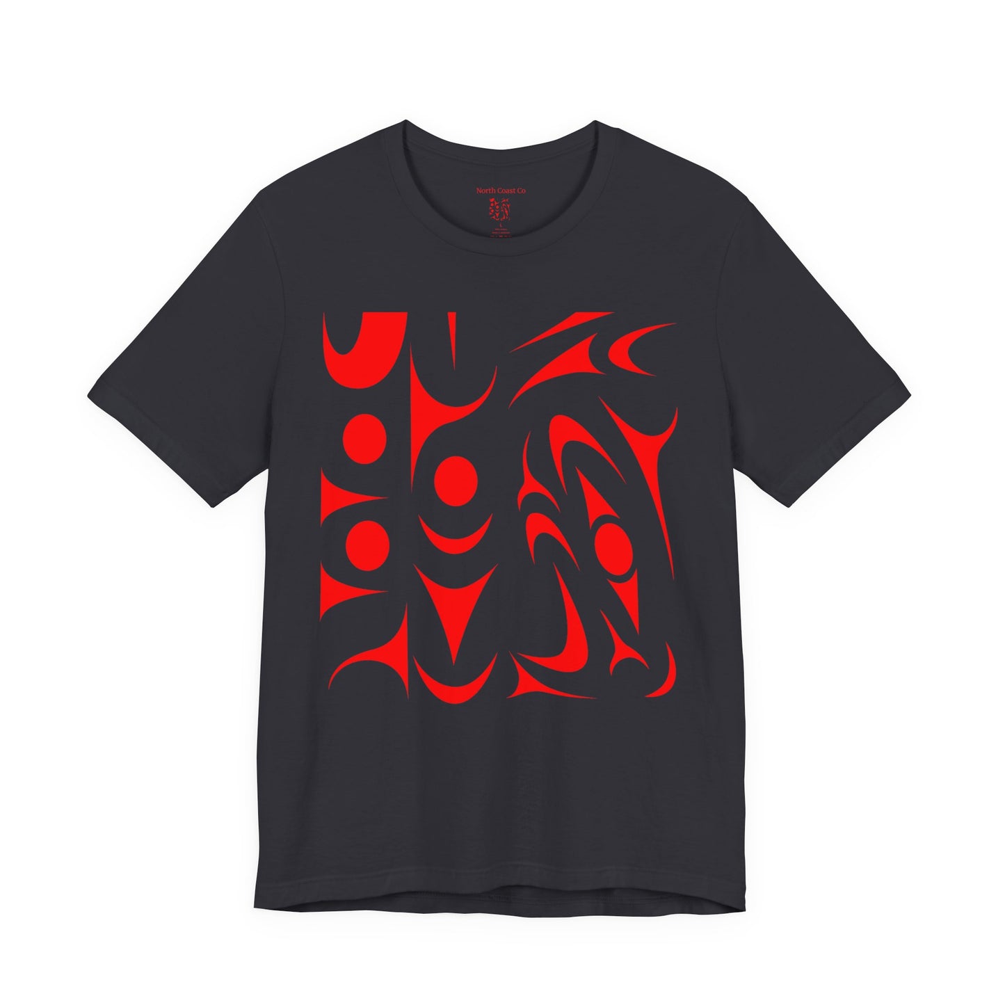 Unisex T-shirt with red Thunderbird design by Joshua Watts