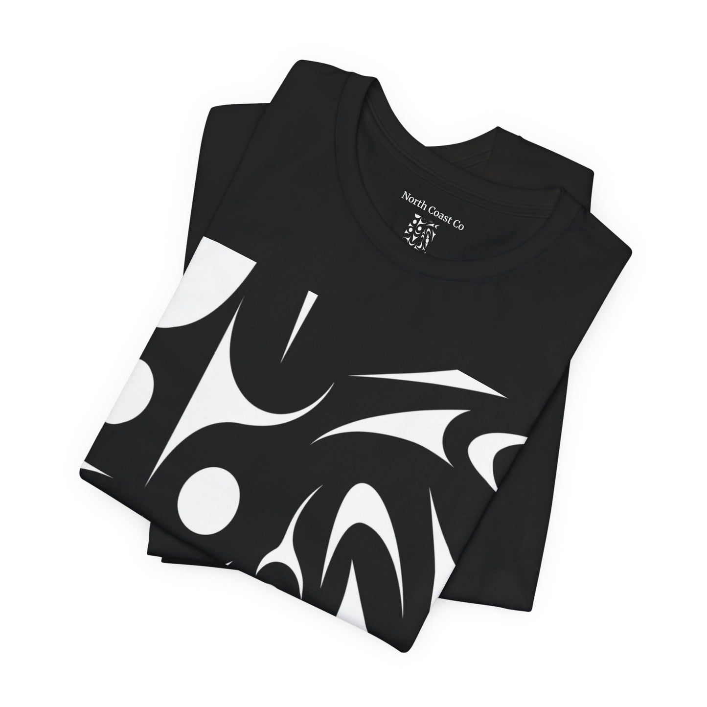 Unisex T-Shirt with black and white “Thunderbird” Design by Joshua Watts