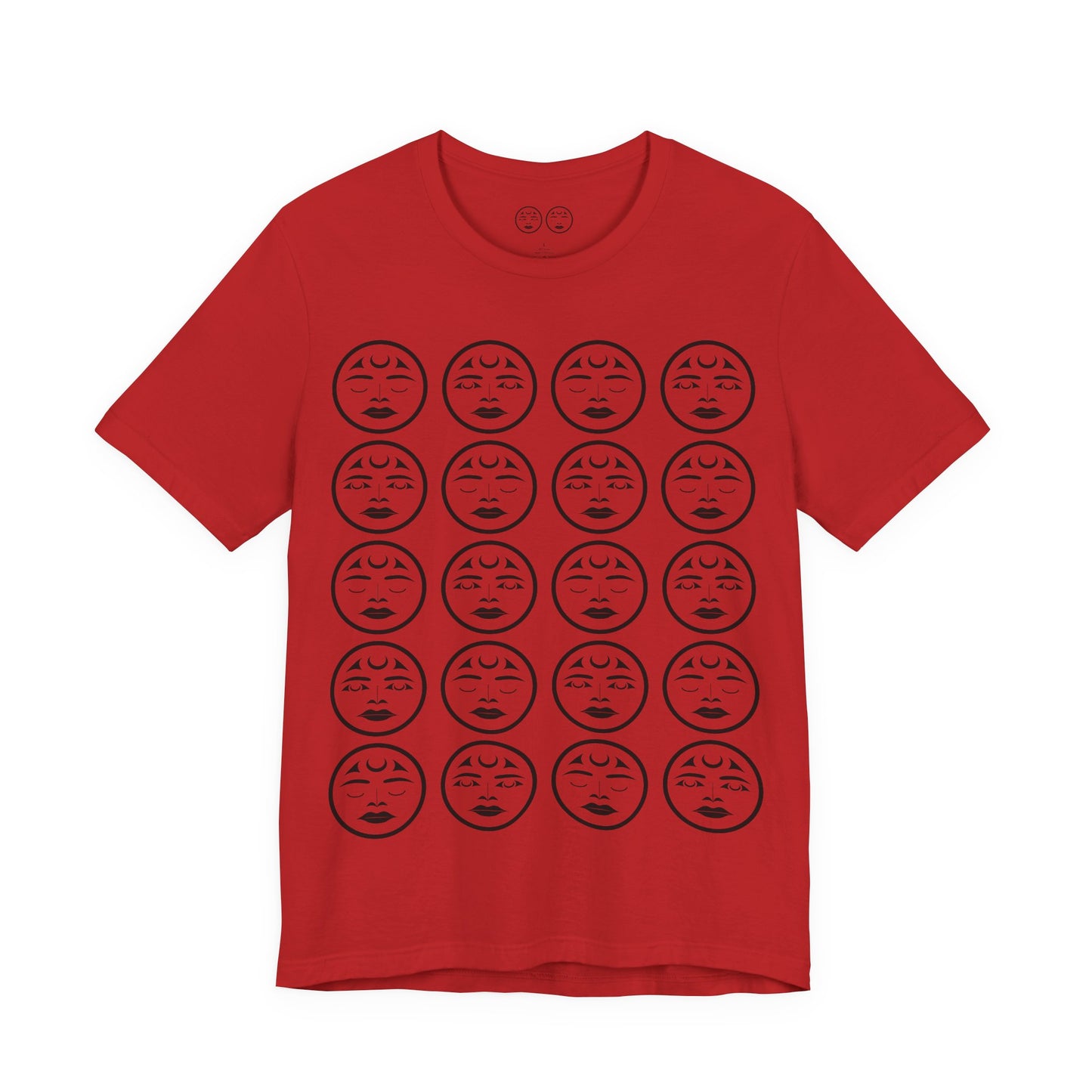 Unisex T-Shirt with “Many Moons” Design by Joshua Watts