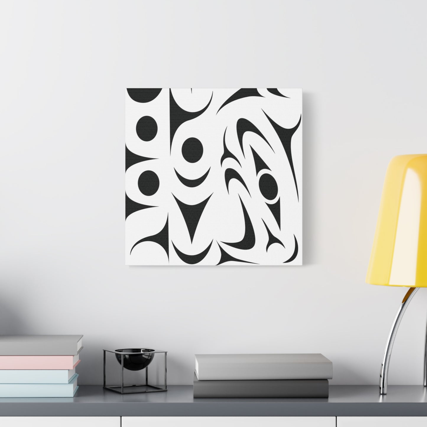 Copy of Tribal Circle Shark Canvas Art – Black Nautical Tribal Wall Decor