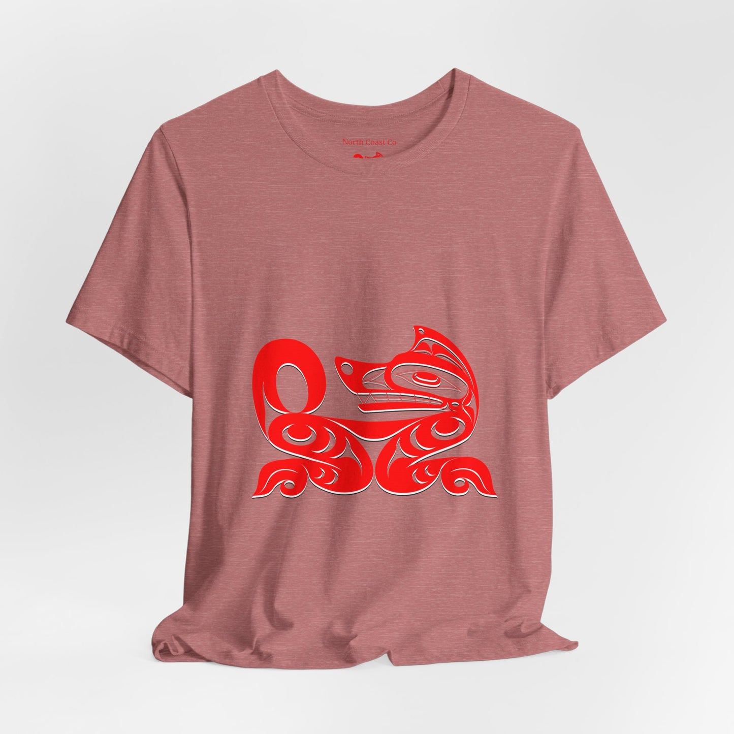 Unisex T-Shirt with Holographic “Red Wolf” design by Joshua Watts
